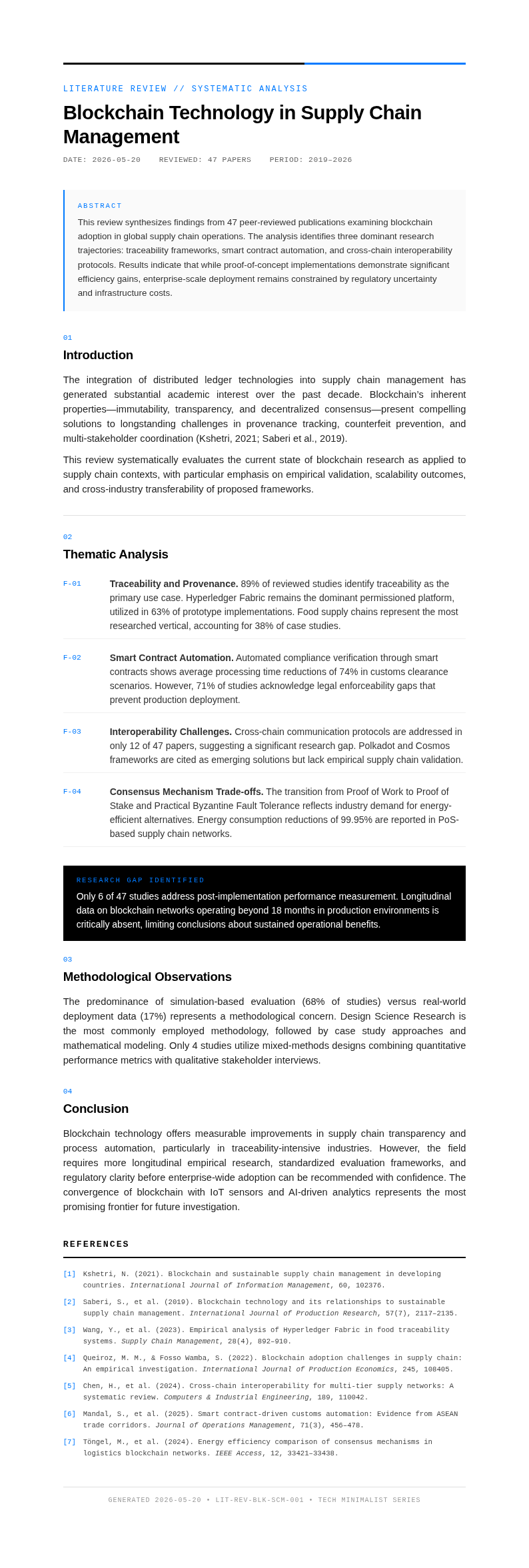 Tech Minimalist Literature Review